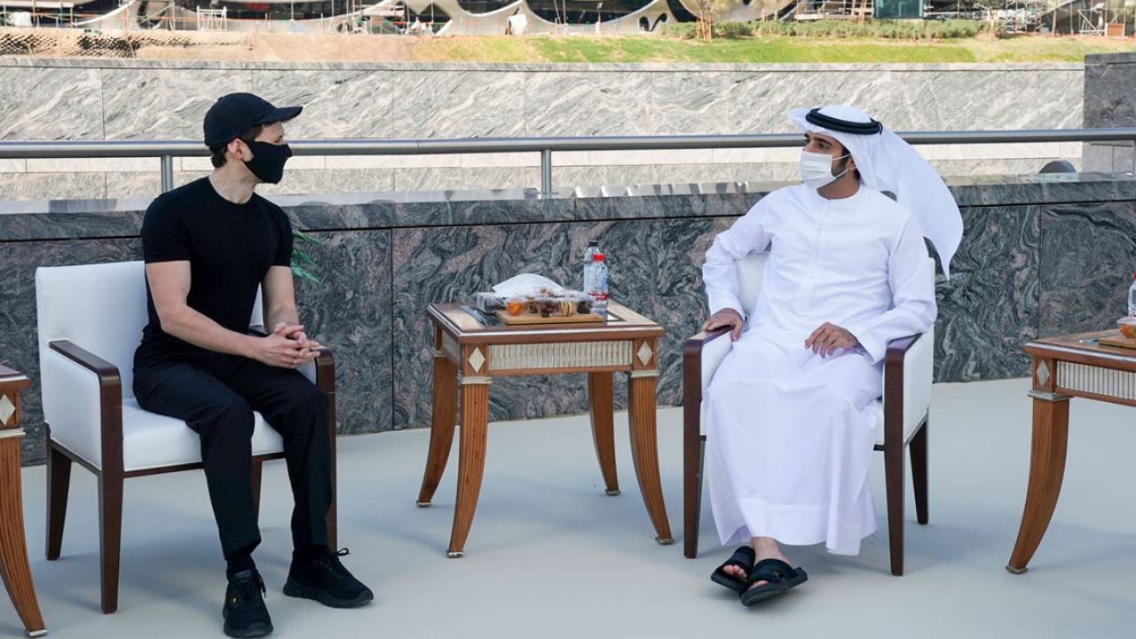 Durov met with the Crown Prince of Dubai