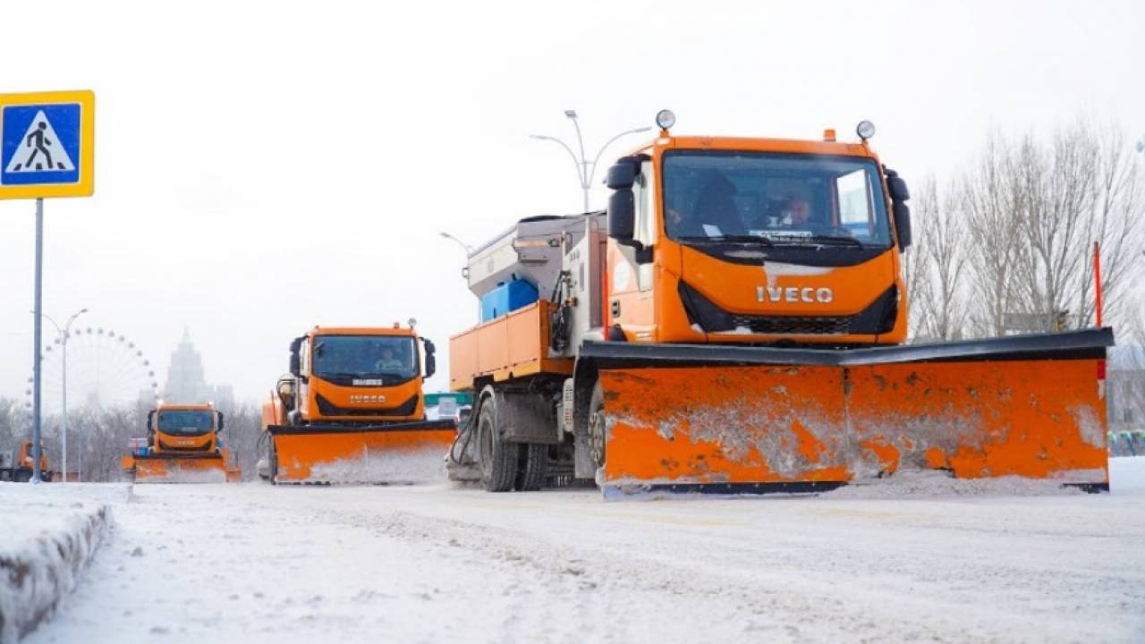 Almost 40 thousand cubic meters of snow removed from Nur-Sultan per day
