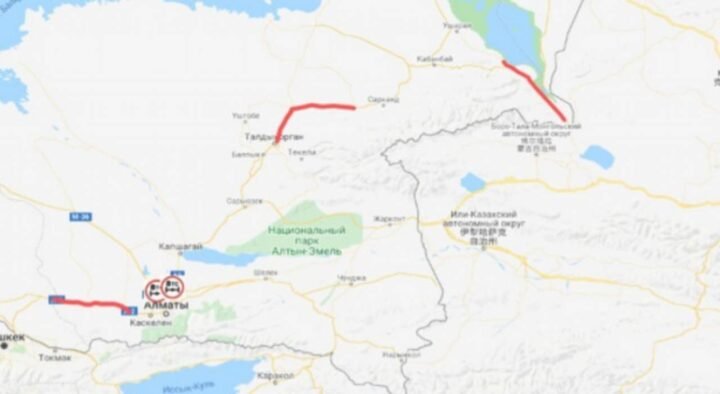 Traffic on highways of republican significance was closed in Almaty region